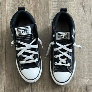 Converse Kids Black Sneakers